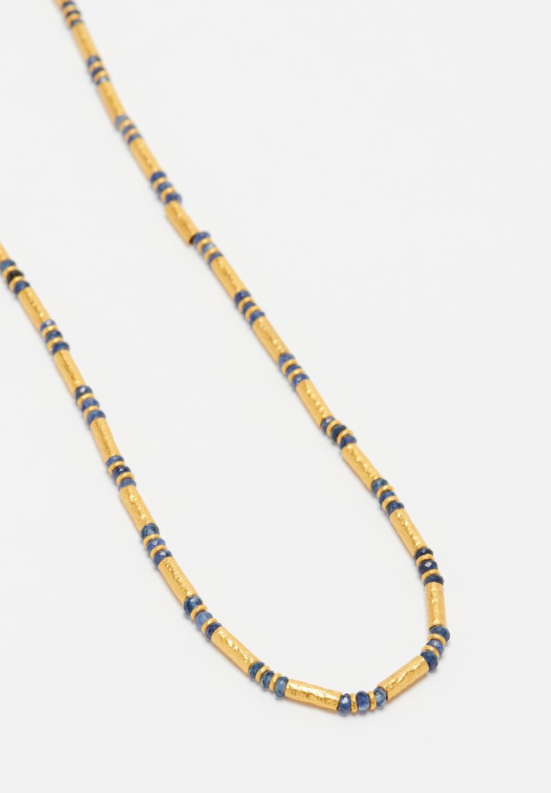 Ara Collection 24K & Blue Sapphire Necklace