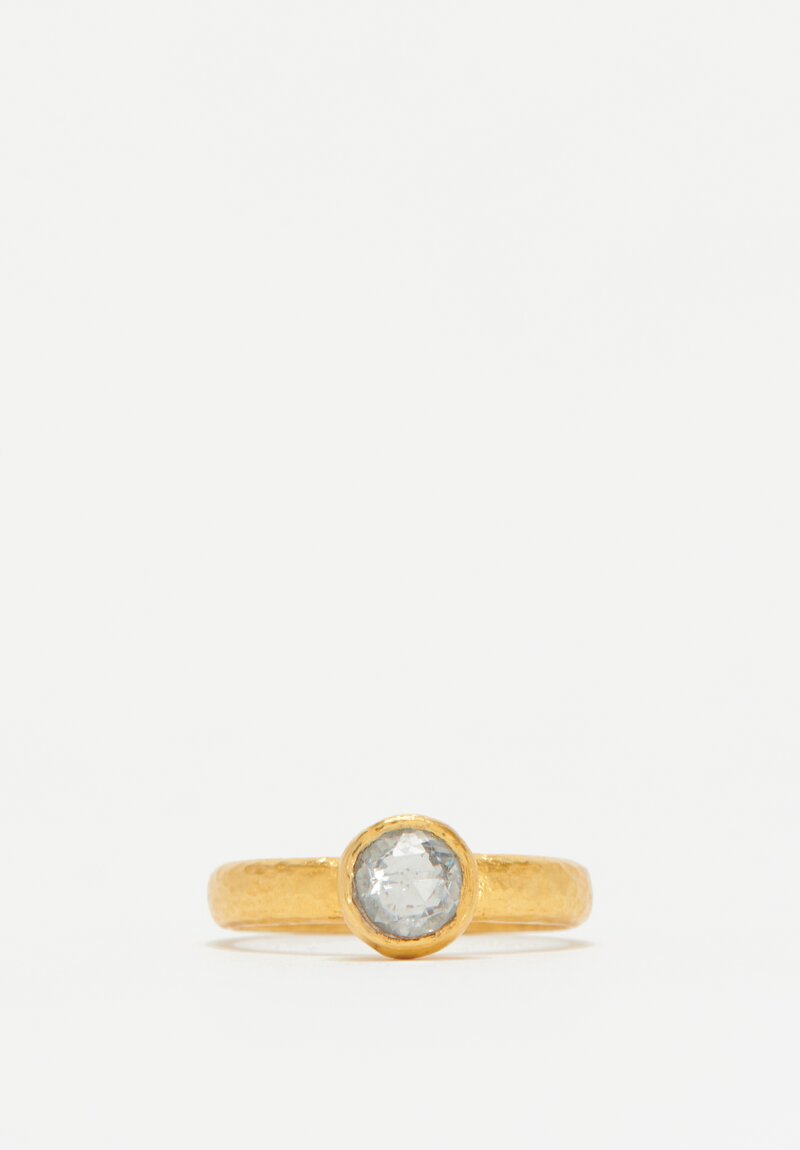 Ara Collection 24K White Sapphire Ring