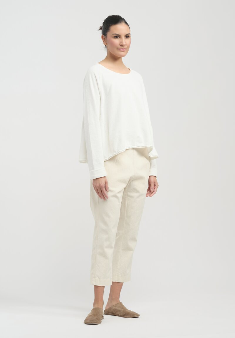 Rundholz Dip Stretch Cotton Twill Pants in Nessel Natural
