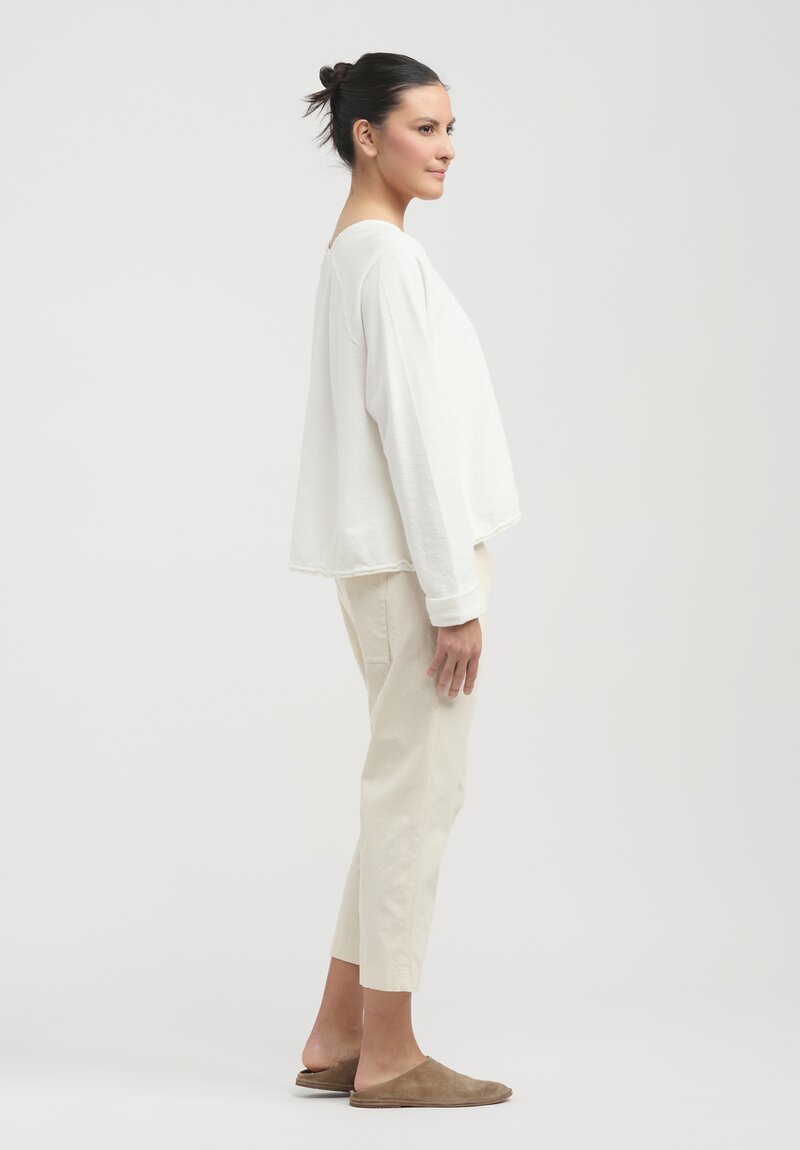 Rundholz Dip Stretch Cotton Twill Pants in Nessel Natural