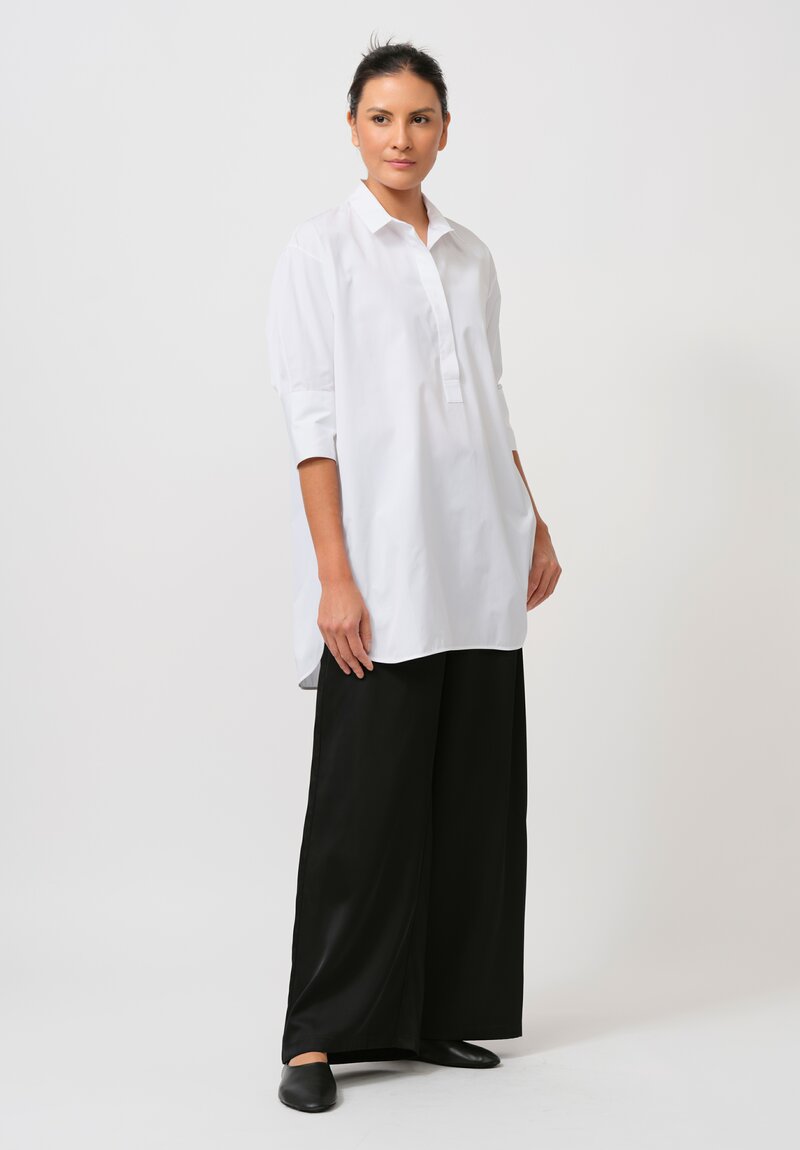 Jil Sander Organic Cotton Poplin Friday Shirt in Optic White	