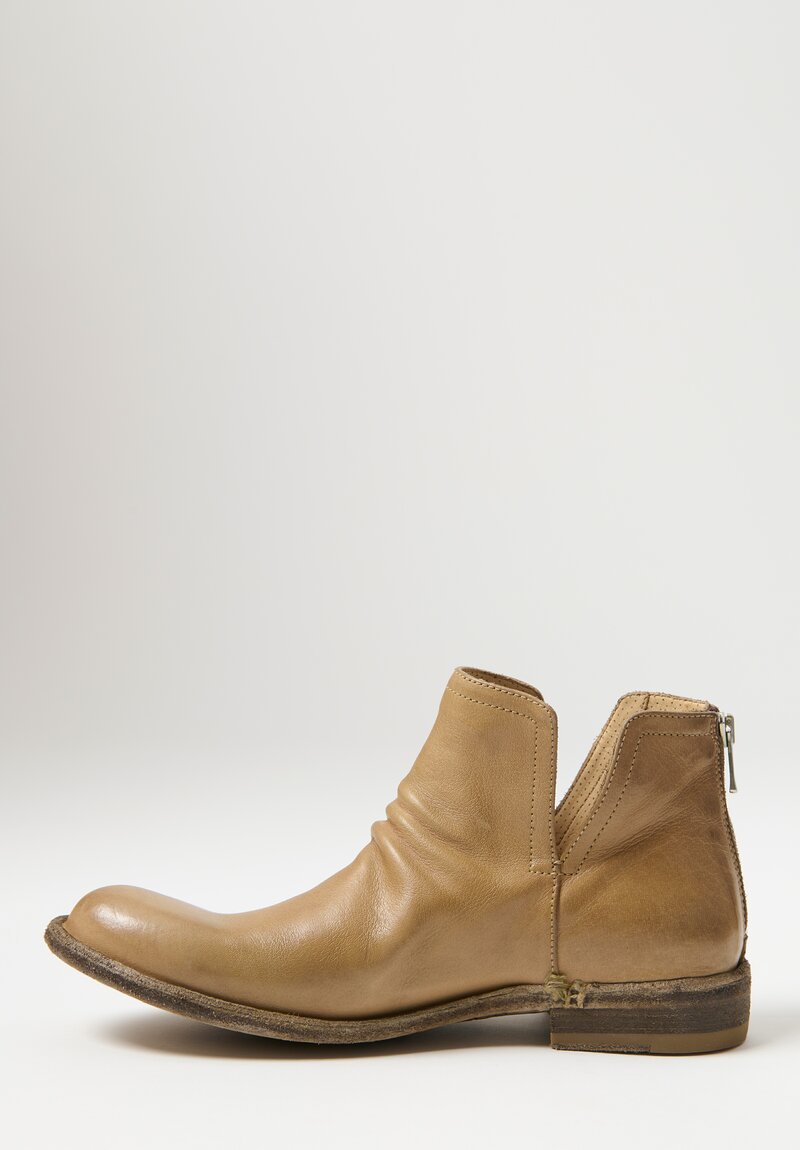 Officine Creative Leather Ignis T. Legrand Bootie in Taupe Brown	