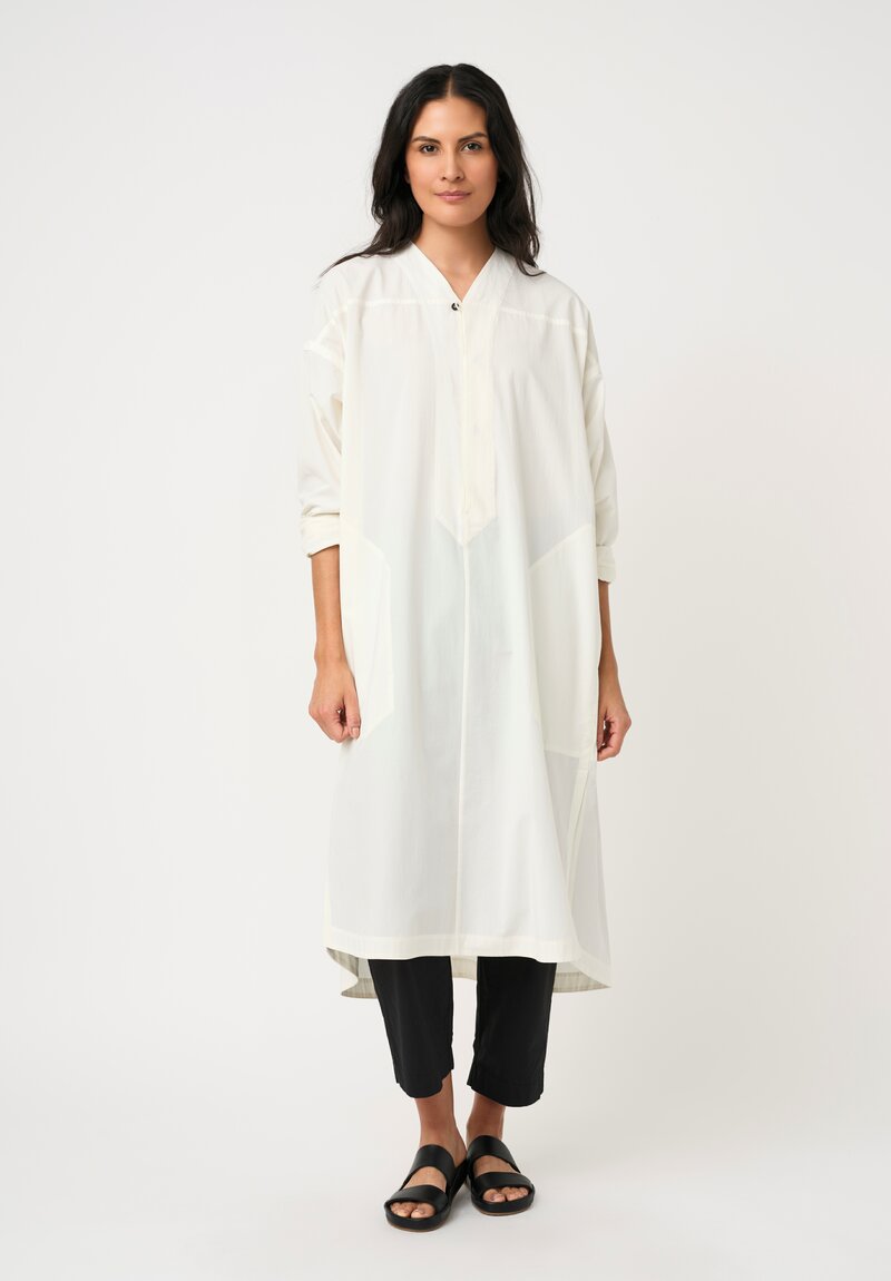 Jan-Jan Van Essche Cotton Shirting Tunic in White