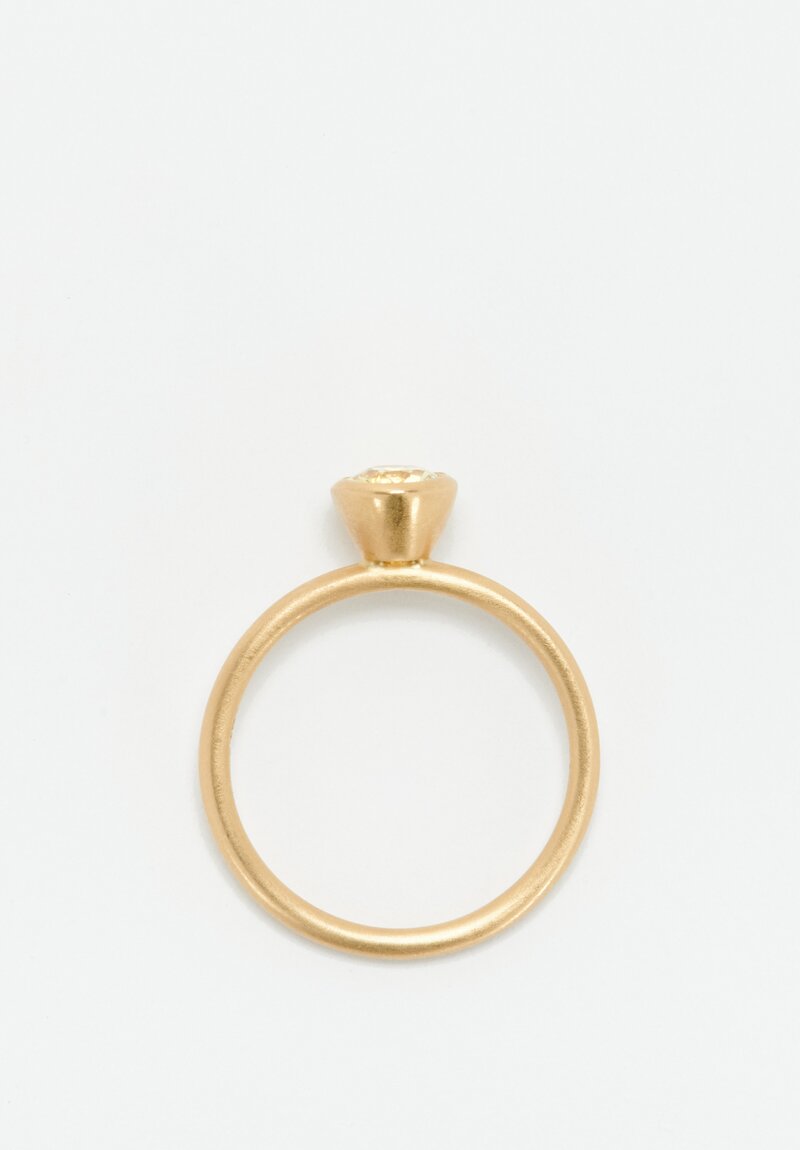 Kimberly Collins 18K Bi-Color Sapphire Yumdrop Ring .69 Ct	