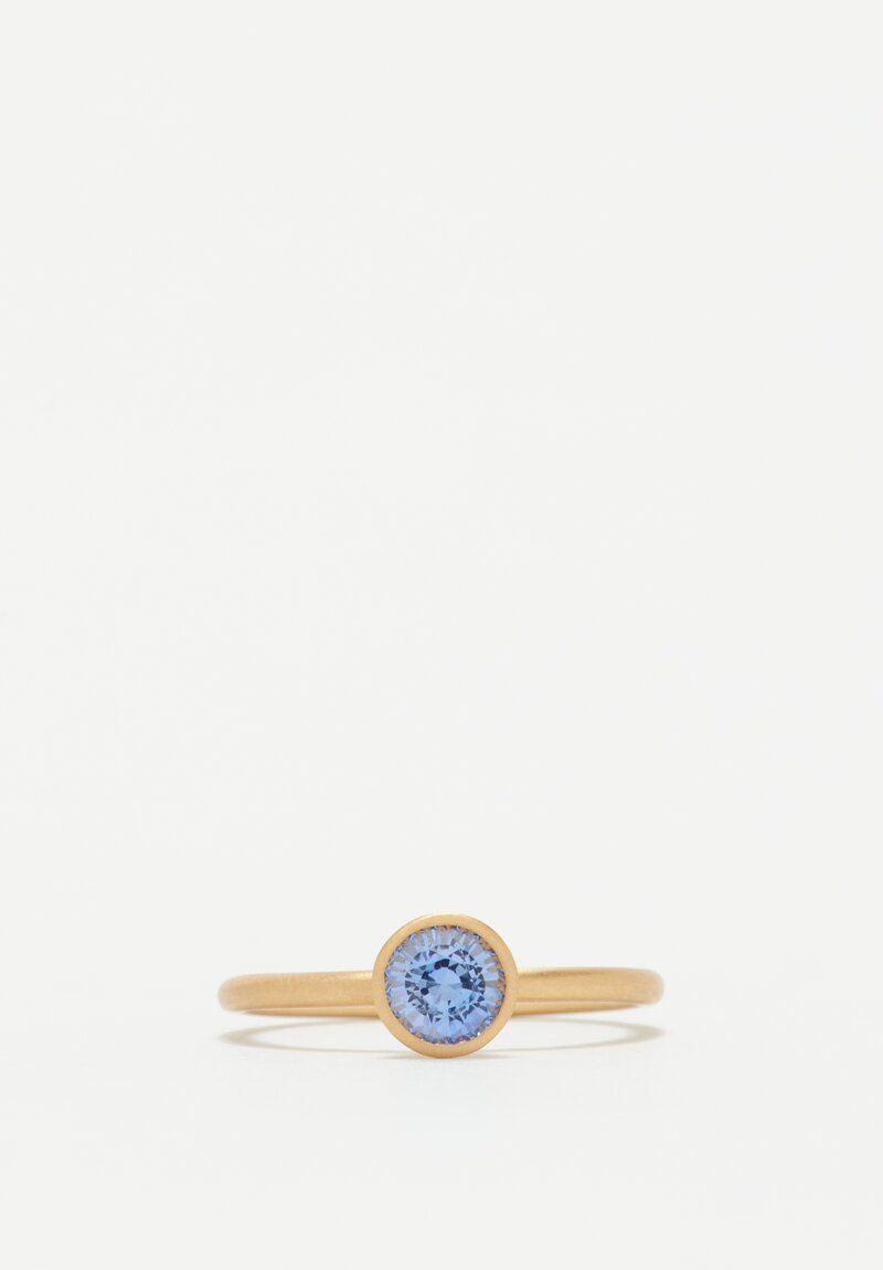 Kimberly Collins 18K Blue Sapphire Yumdrop Ring .90 Ct	