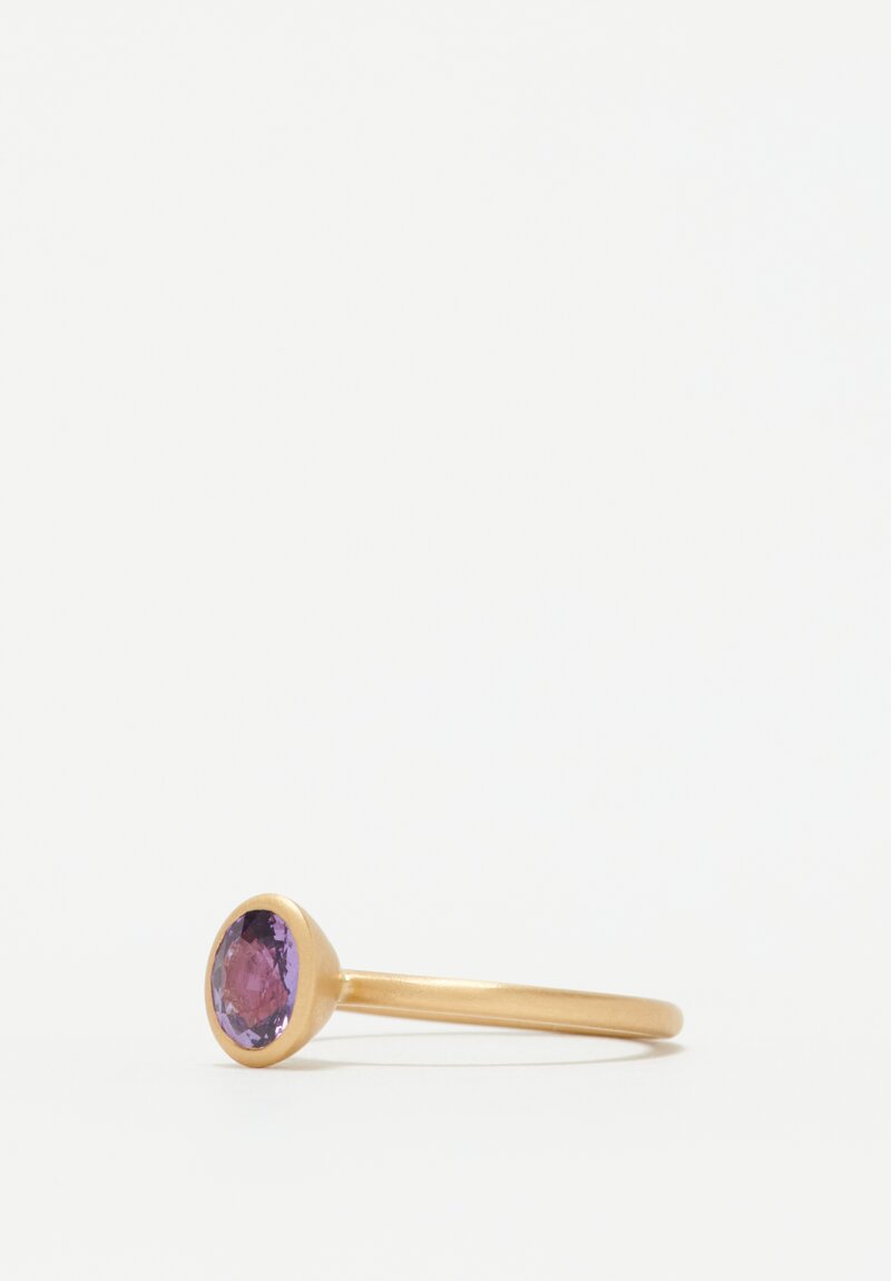 Kimberly Collins 18K Purple Sapphire Yumdrop Ring .97 Ct	