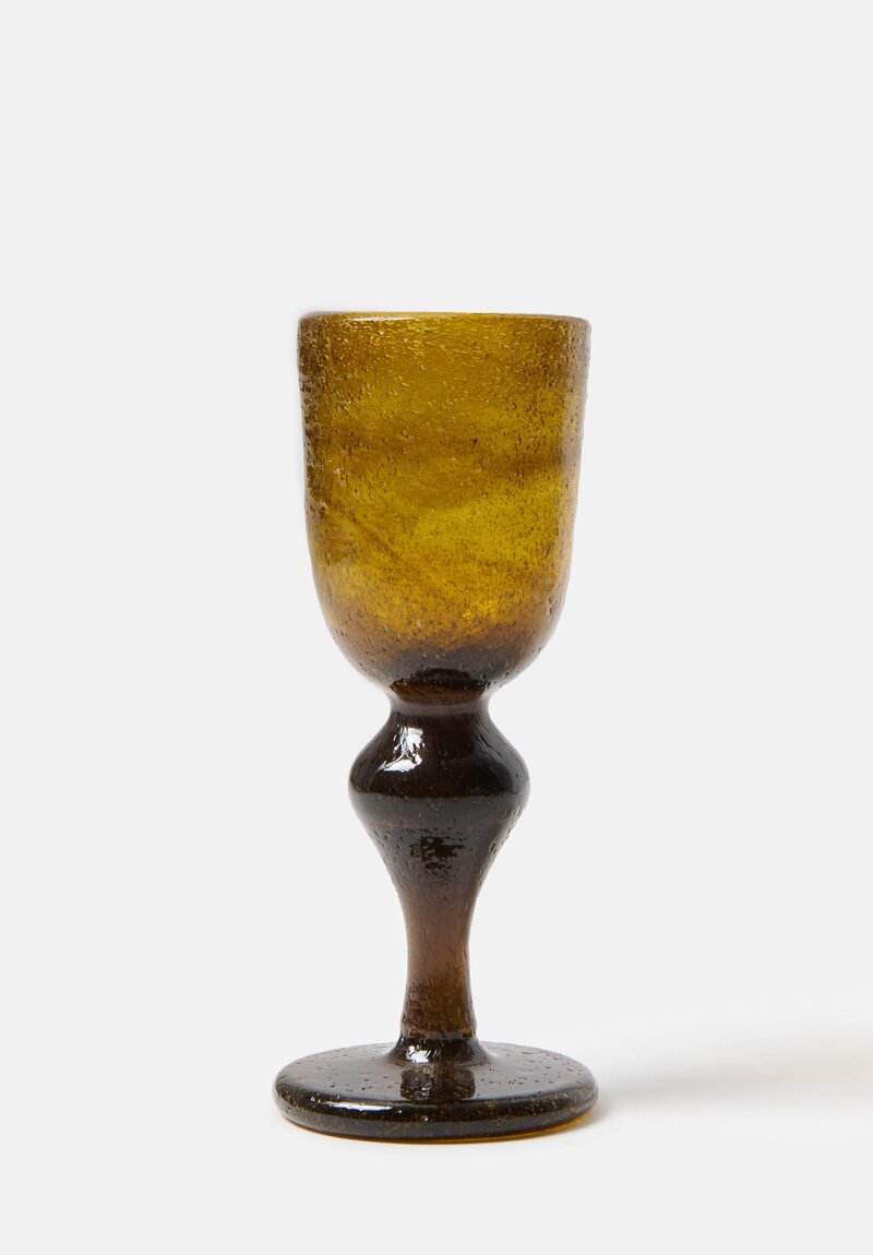 La Soufflerie White Wine Glass in Dark Brown