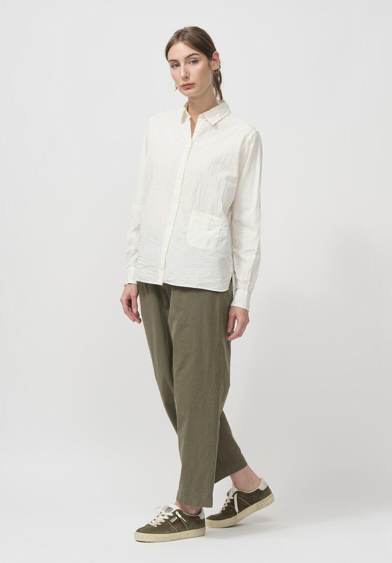 Casey Casey Paper Cotton Marie Shirt in White	