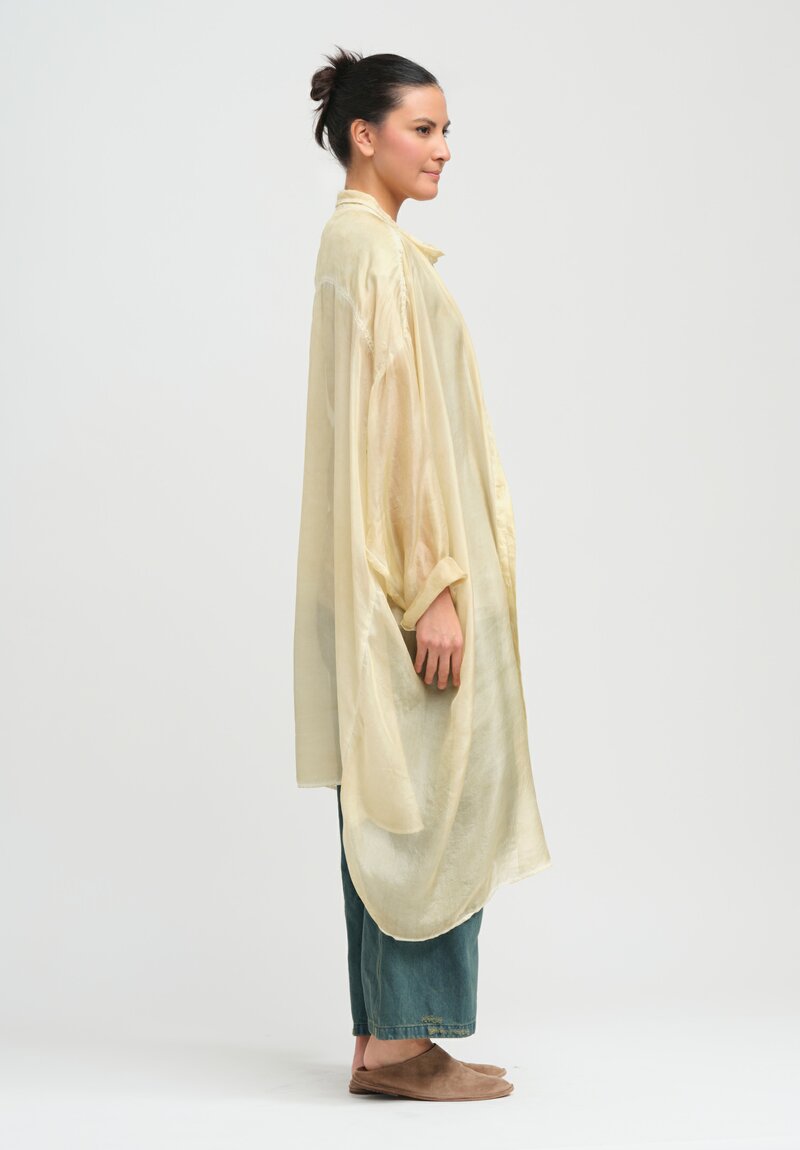 Rundholz Dip Silk Mist Tunic in Wax Cloud Natural