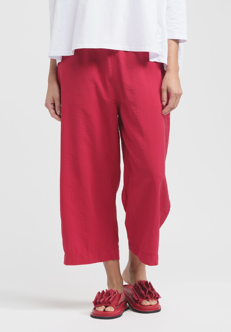 Rundholz Black Label Labeltone Drawstring Pants in Chili Red	