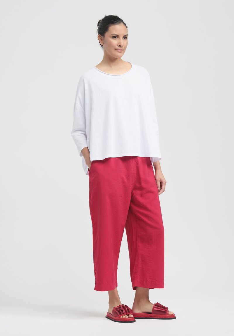 Rundholz Black Label Labeltone Drawstring Pants in Chili Red	