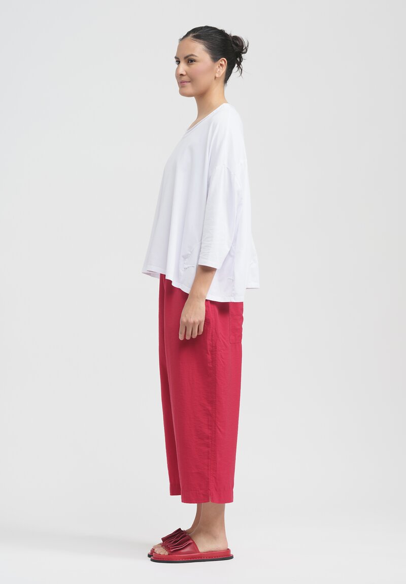 Rundholz Black Label Labeltone Drawstring Pants in Chili Red	