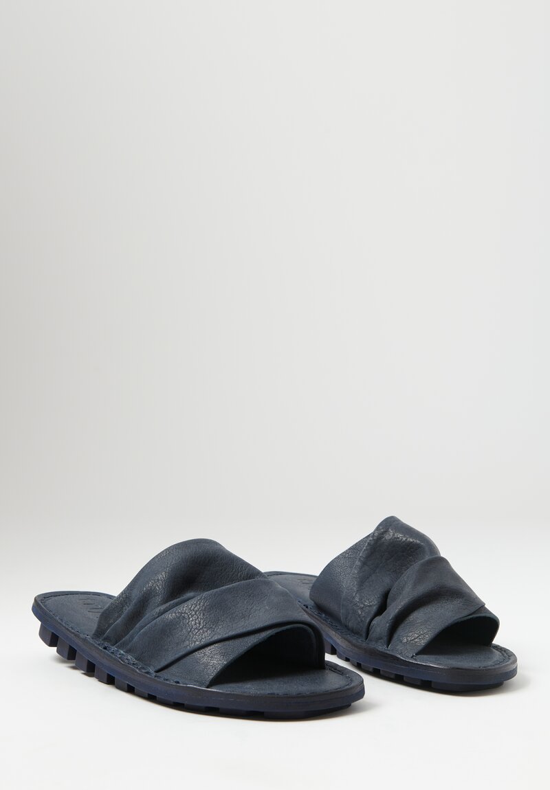 Trippen Drift Sandal in Navy Blue
