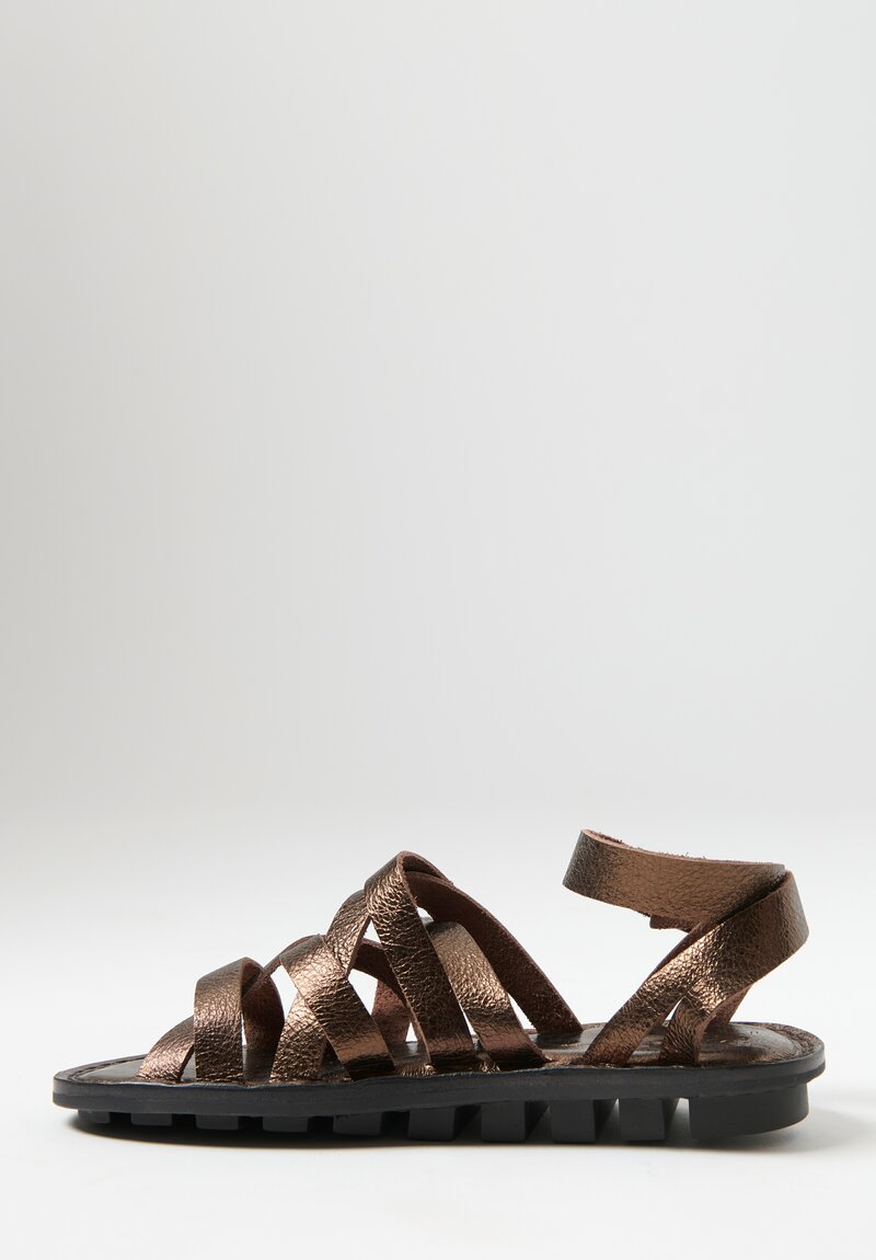Trippen Nepal Sandal in Espresso Bronze