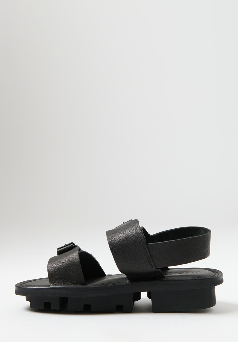 Trippen Review Sandal in Black	