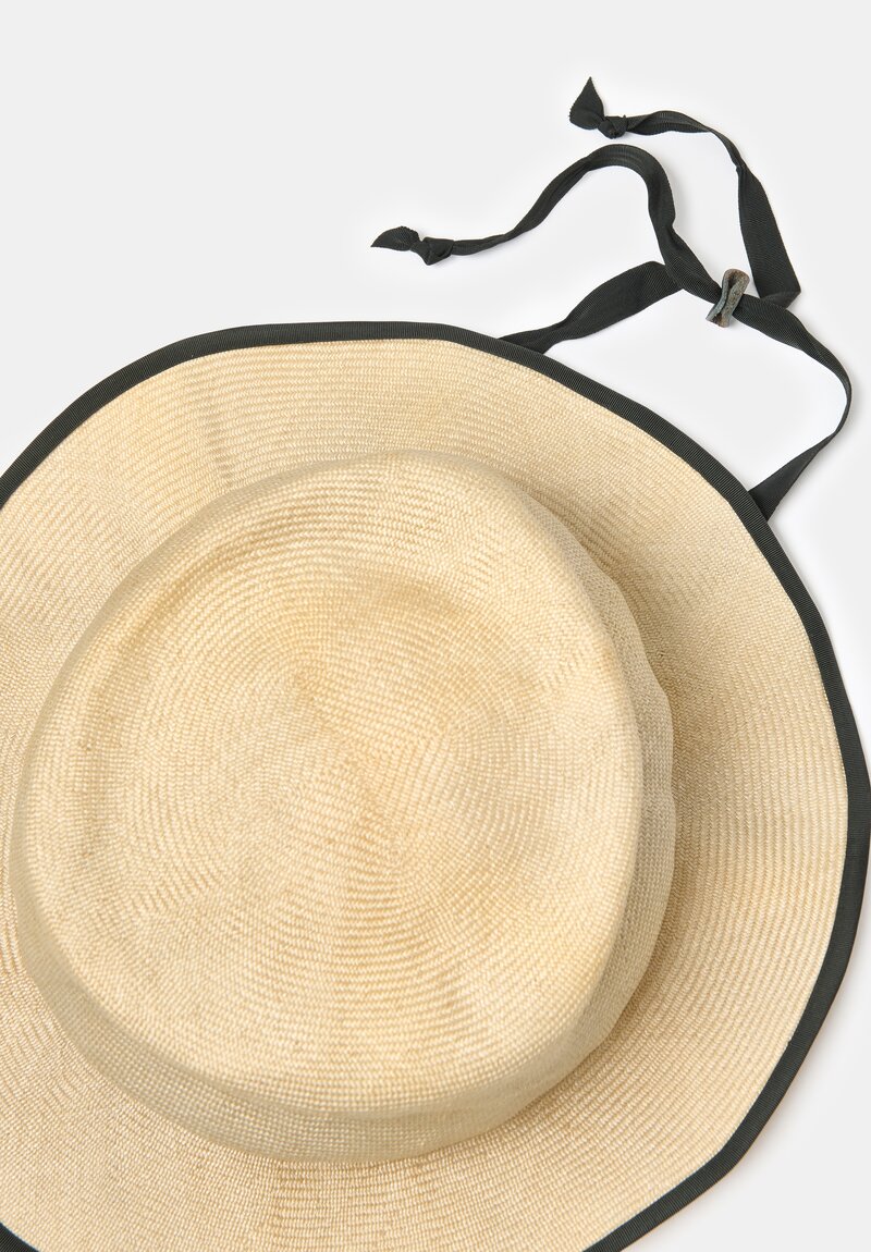 Horisaki Design & Handel Sisal Straw Hat in Natural Antique Iron