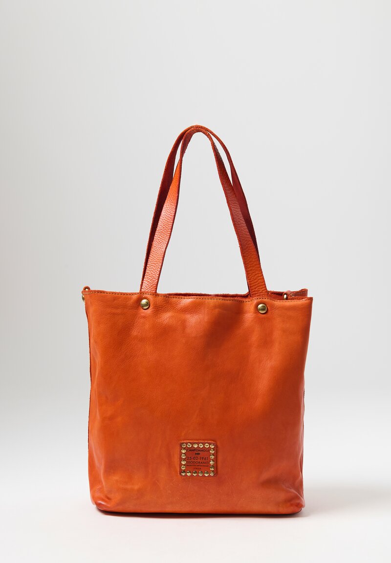Campomaggi Orleans Shopper Bag Baked Orange