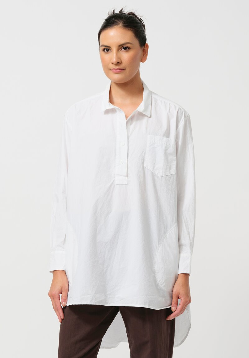 Bergfabel Cotton Tania Shirt in White	