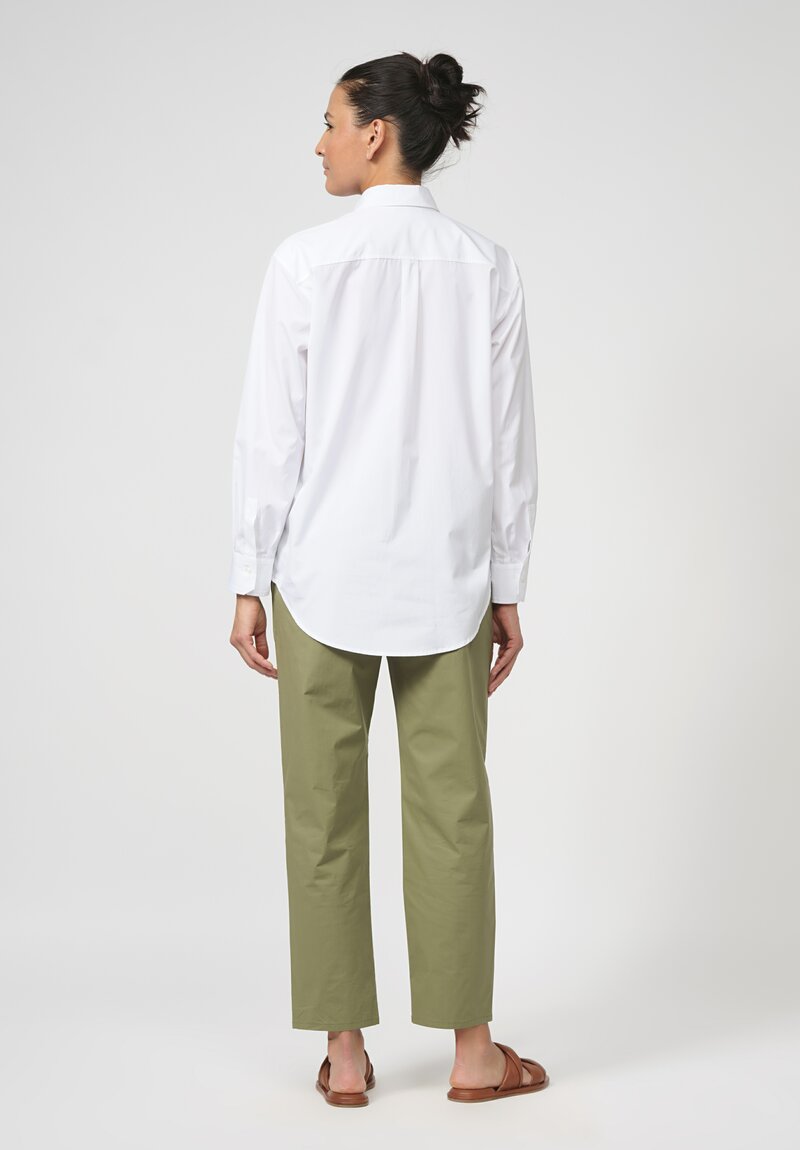 Antonelli Stretch Cotton Penelope Pants in Khaki Green