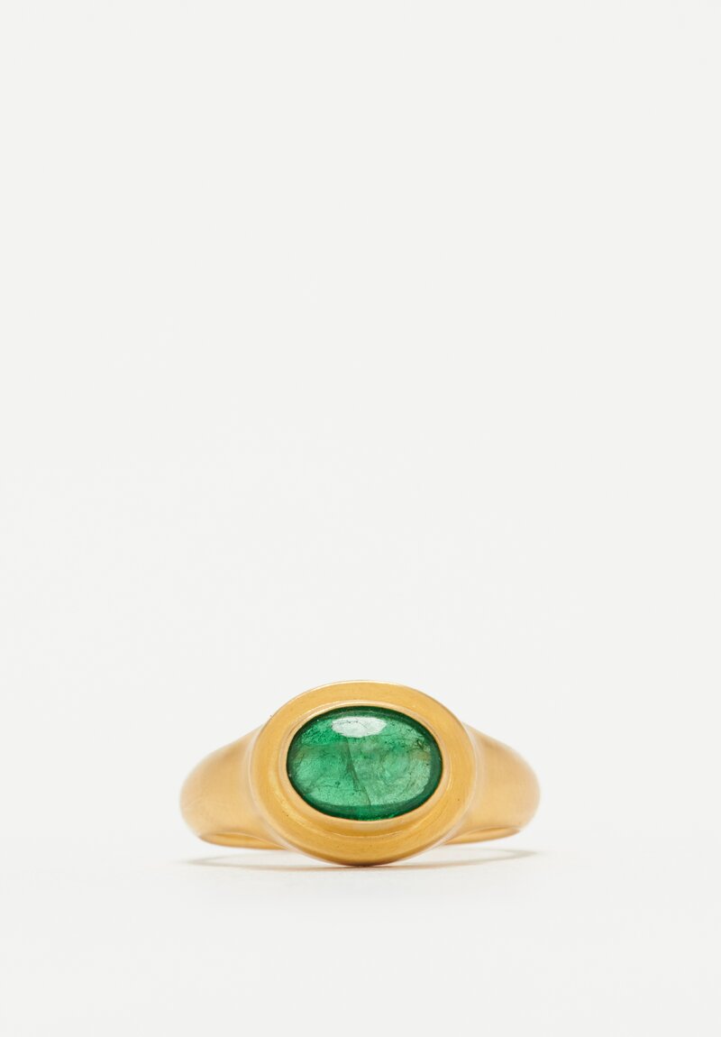 Lika Behar 22K, Emerald 'Sloane' Cabochon Ring	