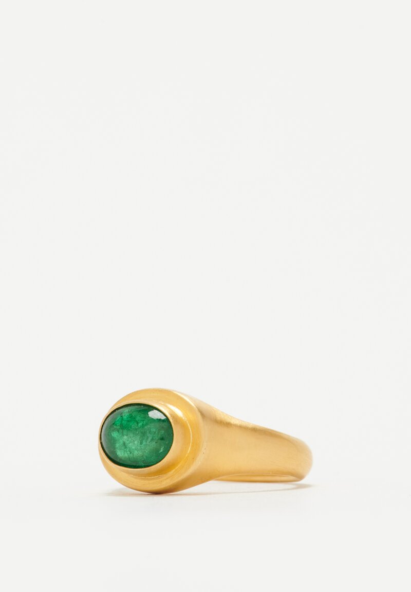 Lika Behar 22K, Emerald 'Sloane' Cabochon Ring	