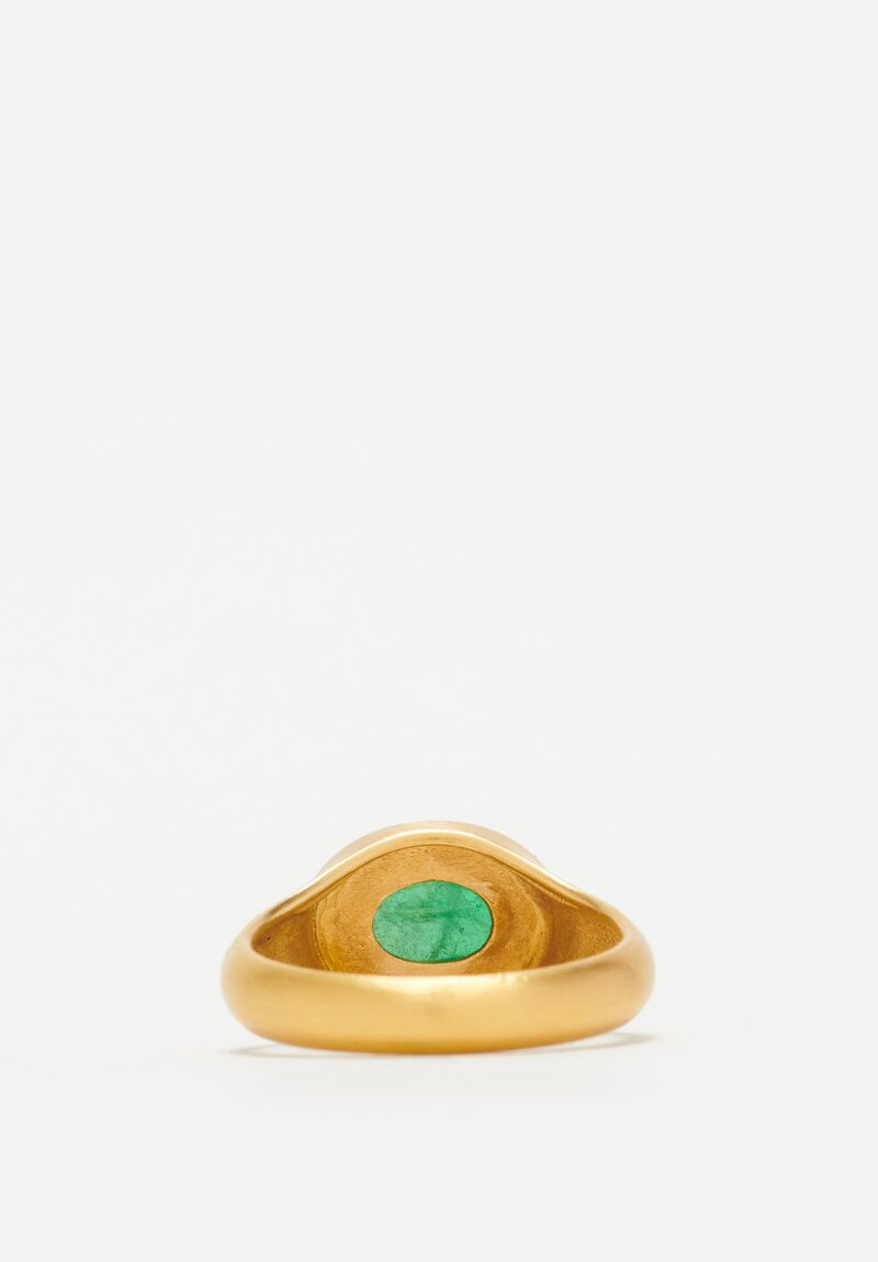 Lika Behar 22K, Emerald 'Sloane' Cabochon Ring	
