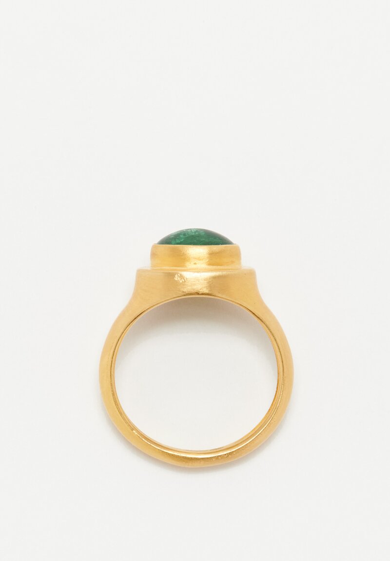 Lika Behar 22K, Emerald 'Sloane' Cabochon Ring	