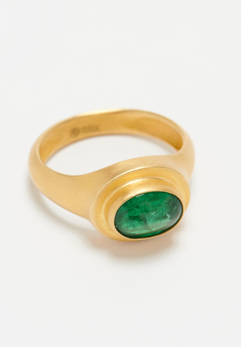 Lika Behar 22K, Emerald 'Sloane' Cabochon Ring	