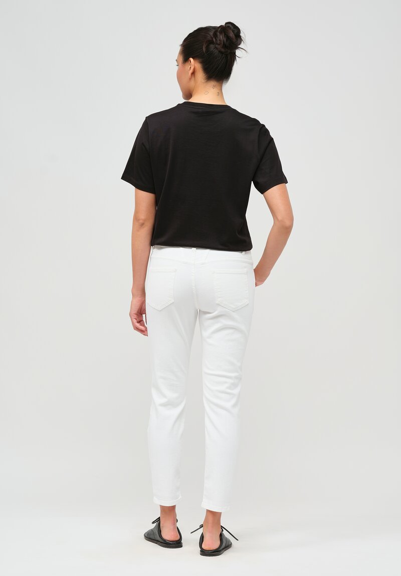 Closed Organic Cotton Baker Slim Jeans in White	