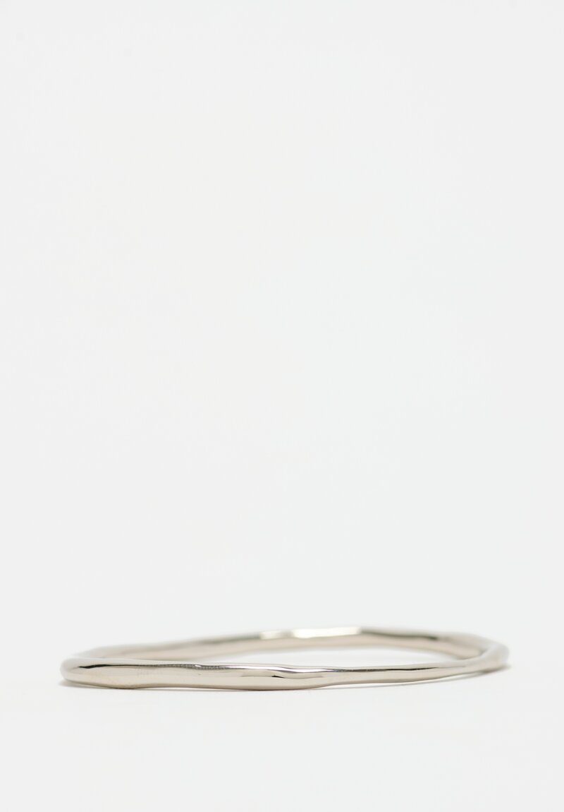 Dries Van Noten Set of Bangle Bracelets in Silver	