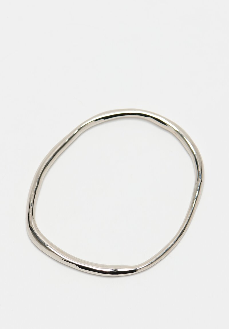 Dries Van Noten Set of Bangle Bracelets in Silver	