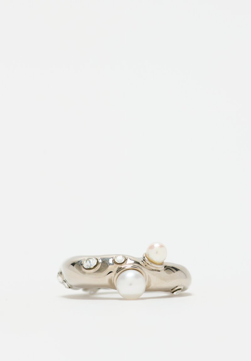 Dries Van Noten Jewel Ring in Silver	