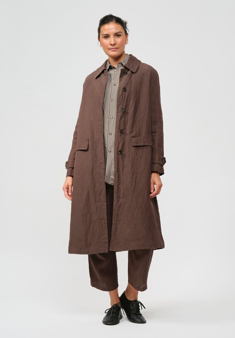 Forme d'Expression Woven Linen Everyone Coat	