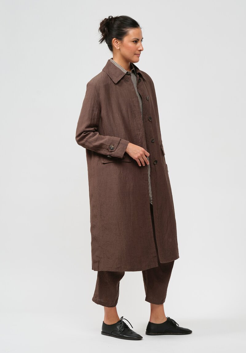 Forme d'Expression Woven Linen Everyone Coat	