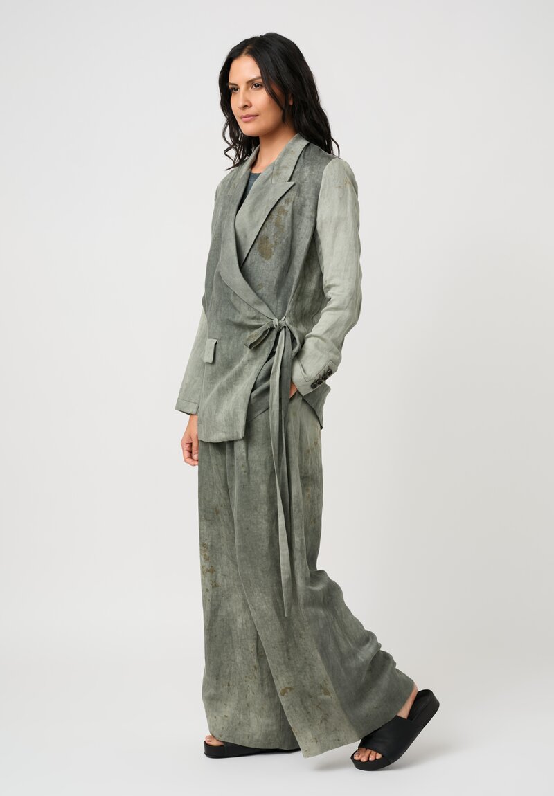 Uma Wang Wrap Khloe Jacket in Venice Blue