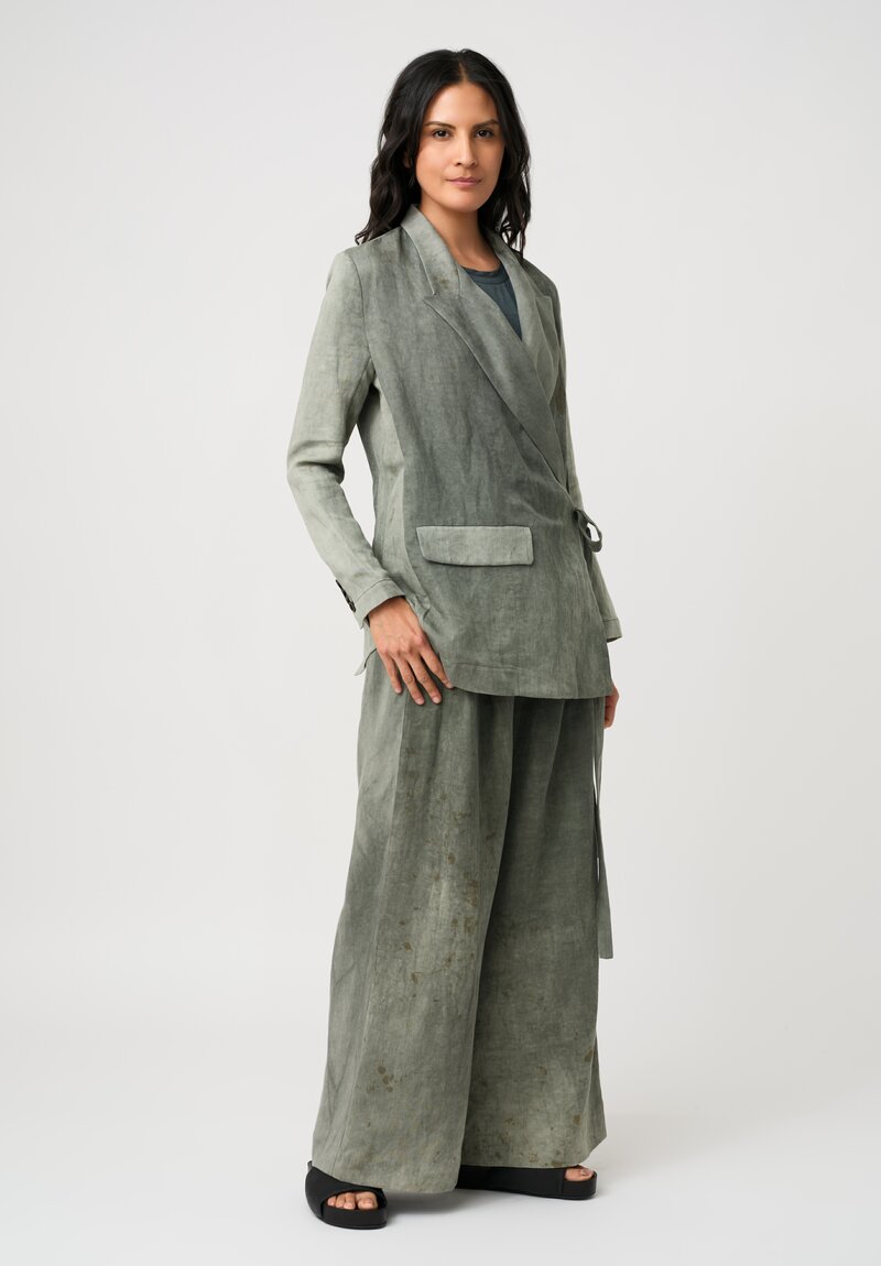 Uma Wang Wrap Khloe Jacket in Venice Blue