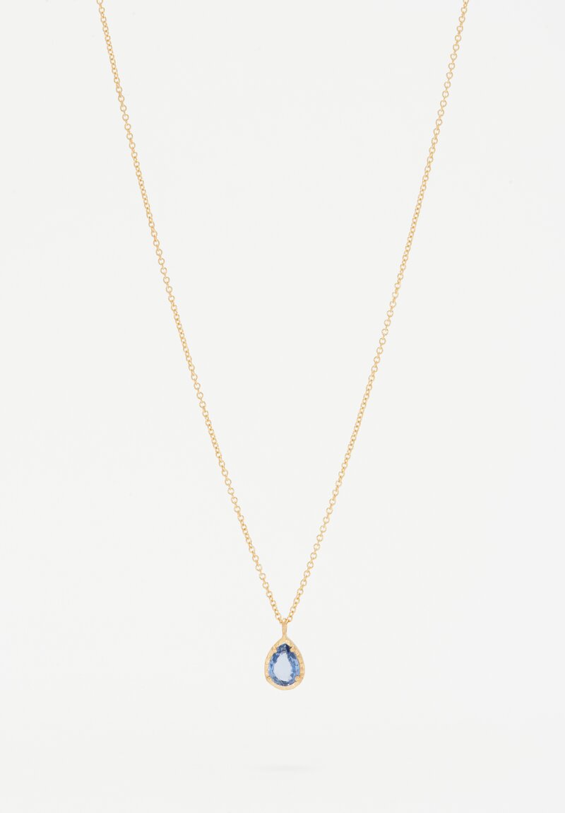 Yasuko Azuma 18k, Sapphire Pendant Necklace	