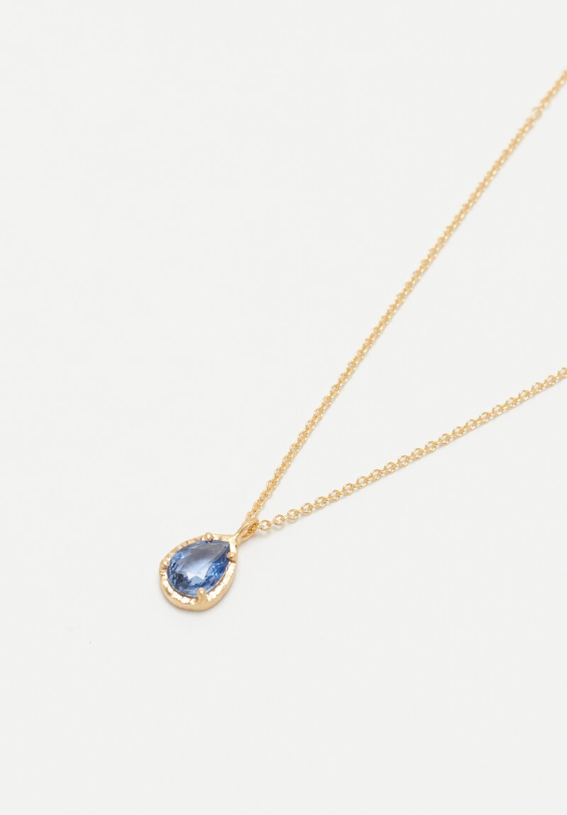 Yasuko Azuma 18k, Sapphire Pendant Necklace	