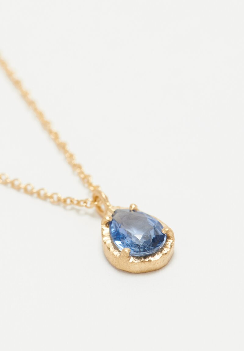 Yasuko Azuma 18k, Sapphire Pendant Necklace	