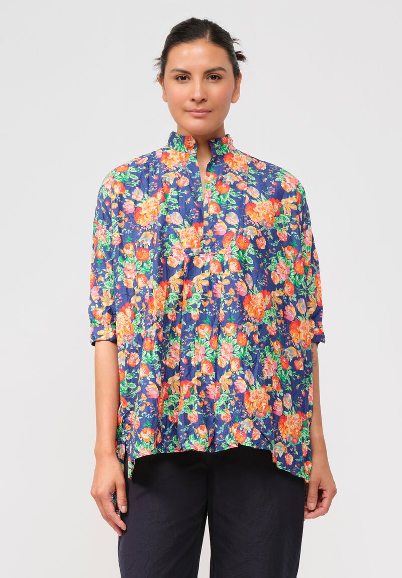 Daniela Gregis Washed Cotton Kora Top in Magical Bouquet	