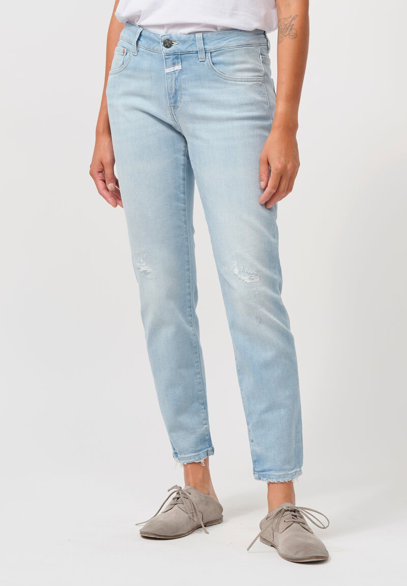 Closed Organic Cotton Baker Slim Jeans in Extreme Light