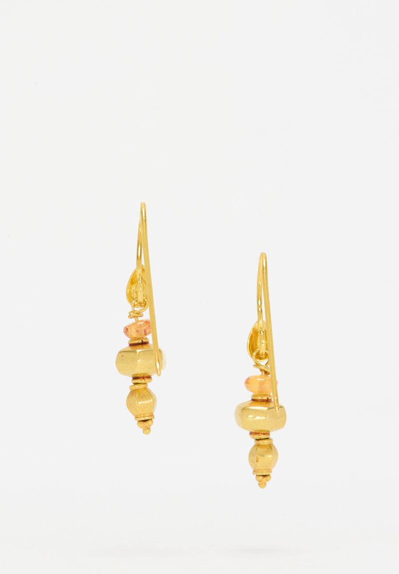 Greig Porter 18k, Mandarin Garnet Earrings	