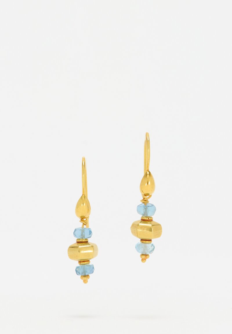 Greig Porter 18k, Aquamarine Earrings	