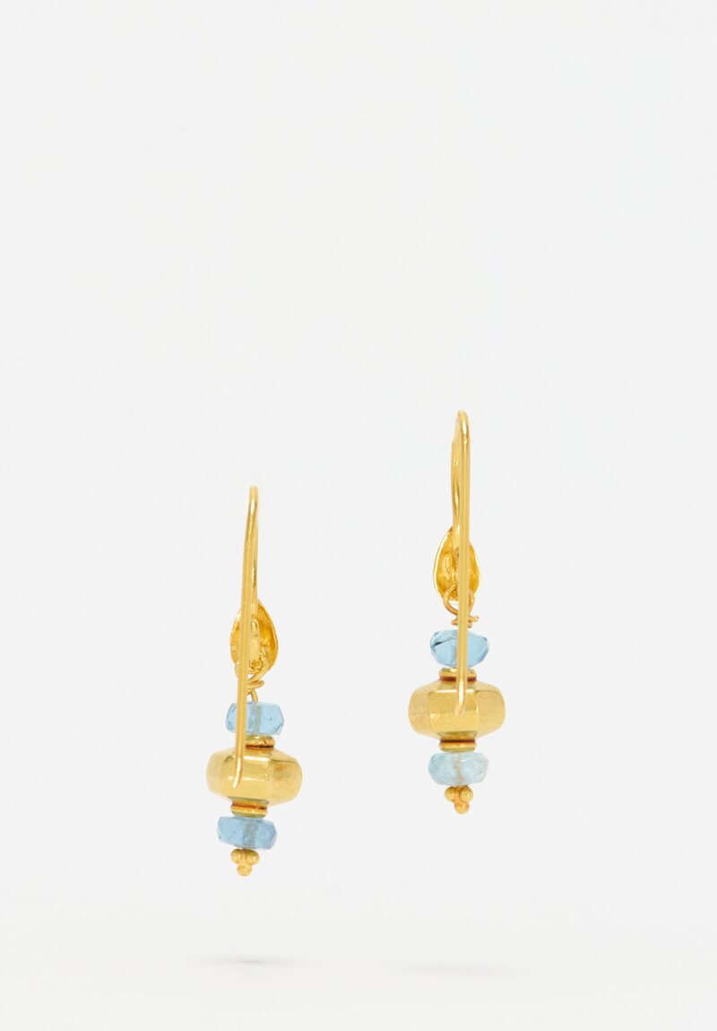 Greig Porter 18k, Aquamarine Earrings	