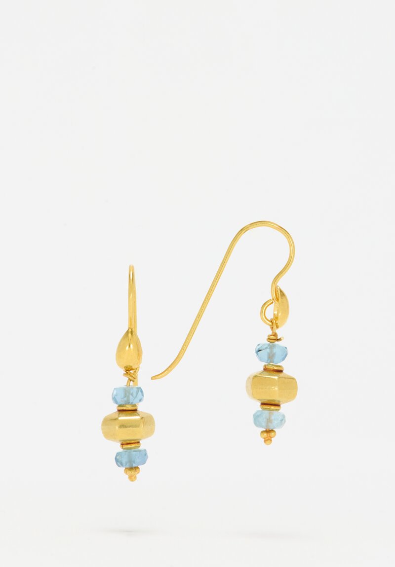 Greig Porter 18k, Aquamarine Earrings	