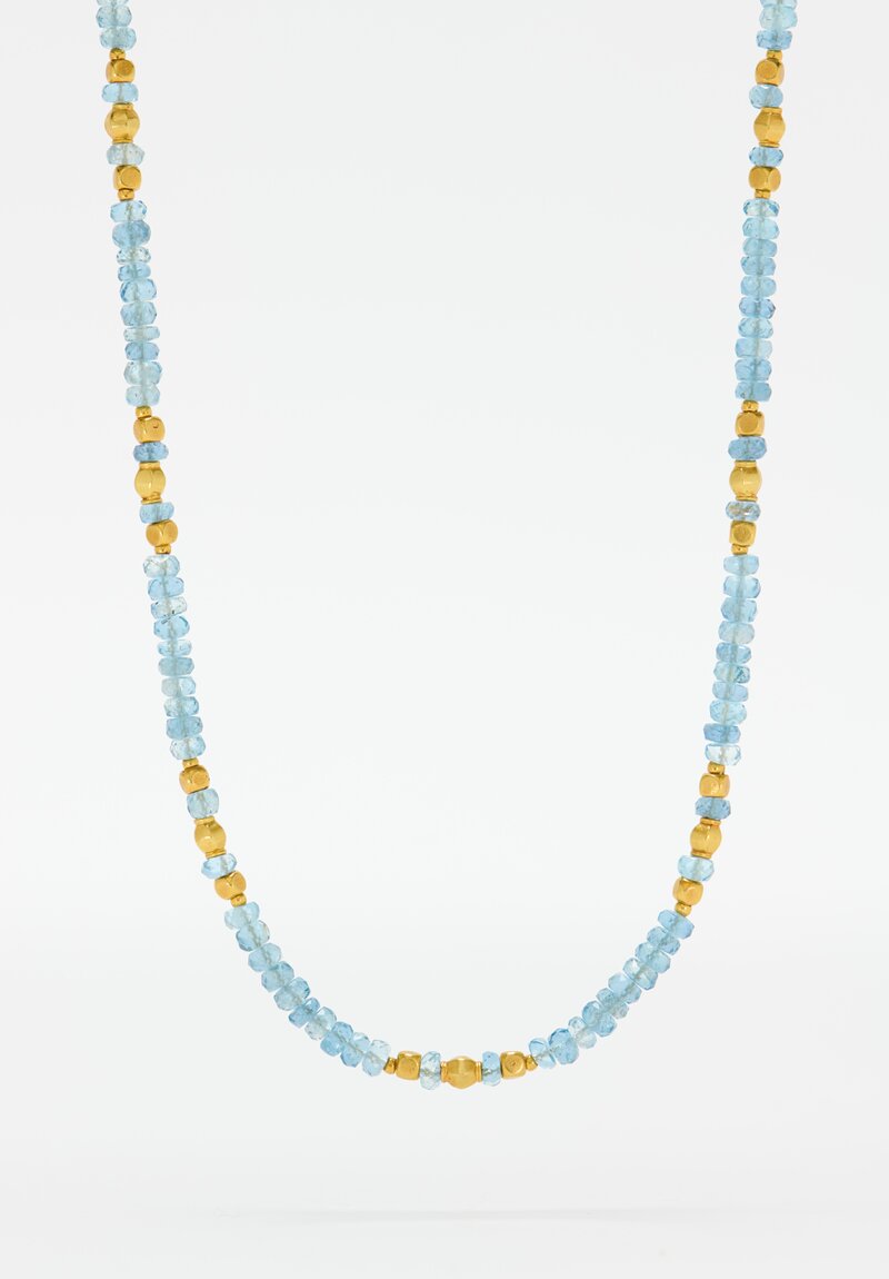 Greig Porter 18k, Aquamarine Short Necklace	