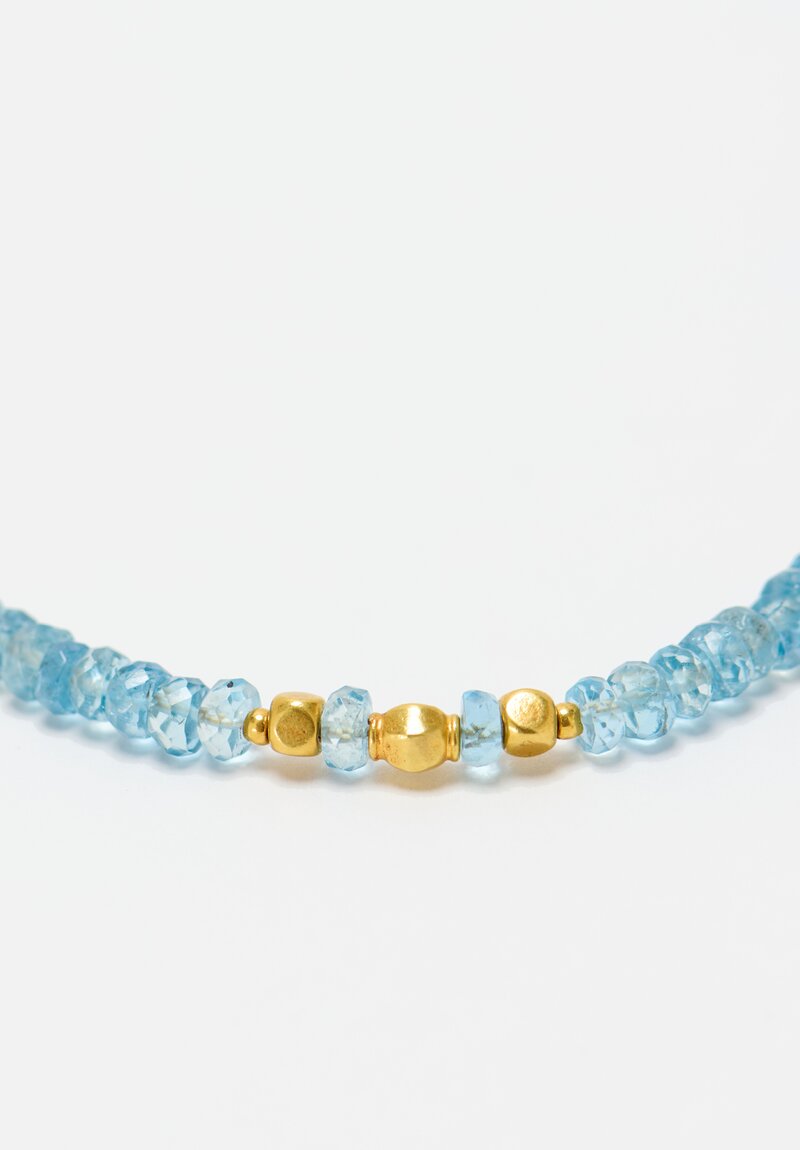 Greig Porter 18k, Aquamarine Short Necklace	