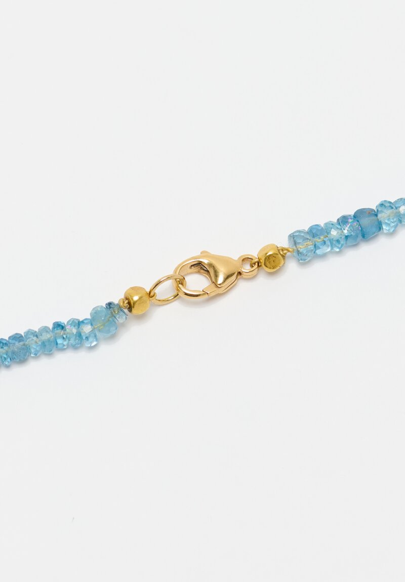 Greig Porter 18k, Aquamarine Short Necklace	