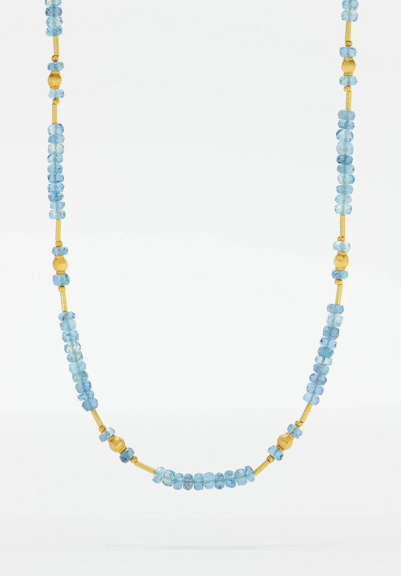 Greig Porter 18k, Aquamarine Necklace	