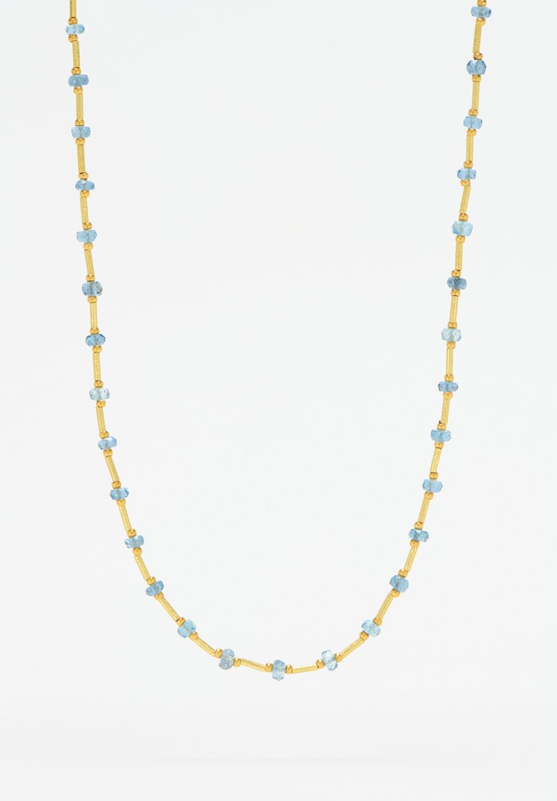 Greig Porter 18k, Aquamarine Necklace	